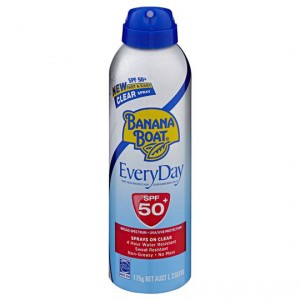 Banana Boat Everyday Spf50+ Clear Sunscreen Spray