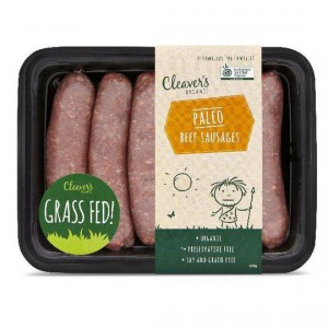 Cleaver's Organic Paleo Beef Sausage
