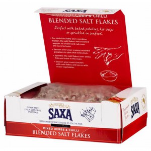 Saxa Blended Salt Flakes Mixed Herbs & Chilli