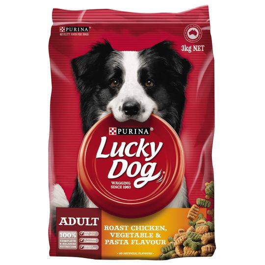 Purina Lucky Dog Adult Dog Food Chicken, Vegetables & Pasta