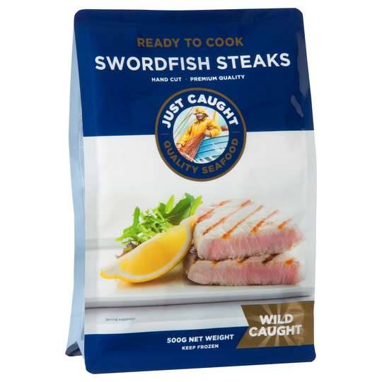 Just Caught Swordfish Steak