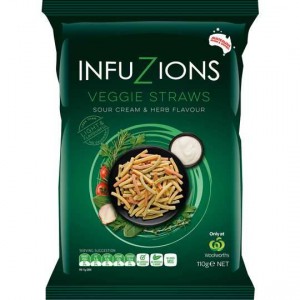 Infuzions Sour Cream & Herb Veggie Straws