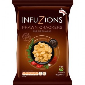 Infuzions Bbq Rib Prawn Crackers