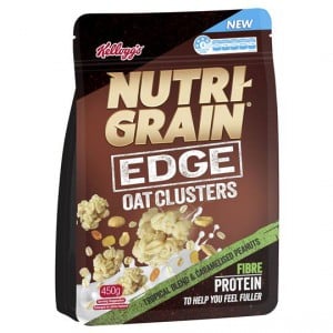 Nutri-grain Edge Oat Clusters Tropical Blend & Peanuts