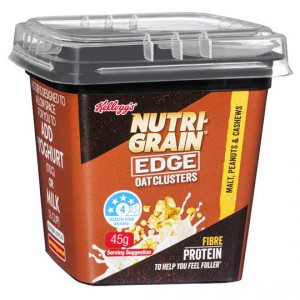 Kellogg's Nutri-grain Edge Oats Clusters Malt, Peanut & Cashew