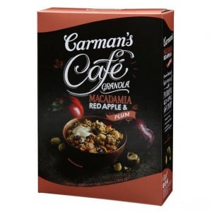 Carman's Cafe Granola Macadamia, Apple & Plum