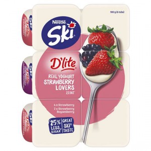 Ski D'lite Strawberry Lovers Yoghurt