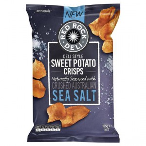 Red Rock Deli Sweet Potato Crisps Sea Salt