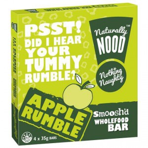 Naturally Nood Bar Apple Rumble 4pk