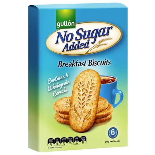 Gullon No Added Sugar Breakfast Biscuits Plain
