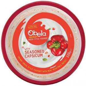 Obela Greek Style Yoghurt Dip With Seasoned Capsicum