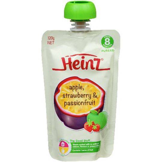 Heinz 8 Months+ Apple, Strawberry & Passionfruit