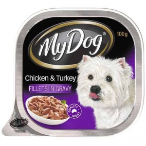 My Dog Adult Dog Food Chicken And Turkey Fillets In Gravy