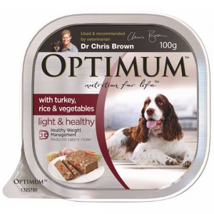 Optimum Adult Dog Food Light & Healthy With Turkey, Rice & Vegetables