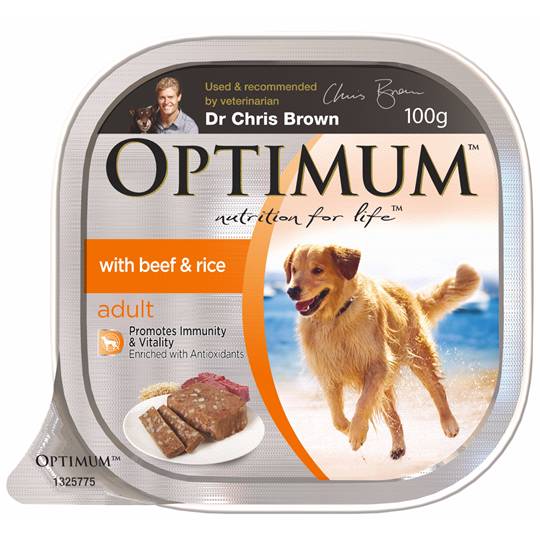 Optimum Adult Dog Food Beef & Rice