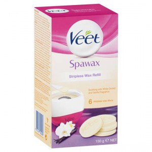 Veet Spawax Warm Kit Refill Vanilla