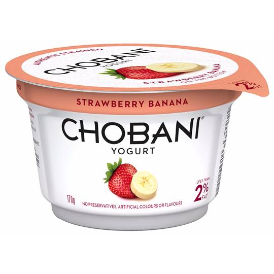 Chobani Strawberry Banana Yoghurt