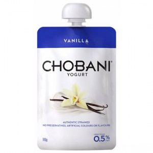 Chobani Vanilla Yoghurt Pouch