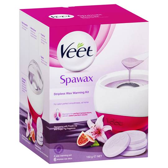Veet Spawax Warm Kit Lily & Sugar