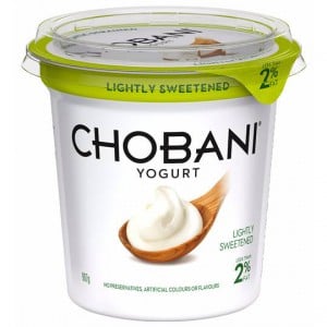 Chobani Lightly Sweetended Yoghurt