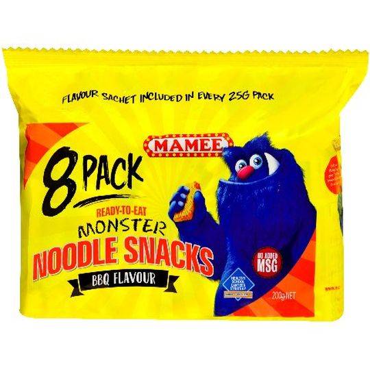 Mamee Noodle Snacks Bbq 8pk