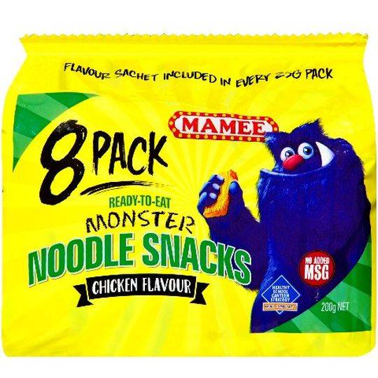 Mamee Noodle Snacks Chicken 8pk