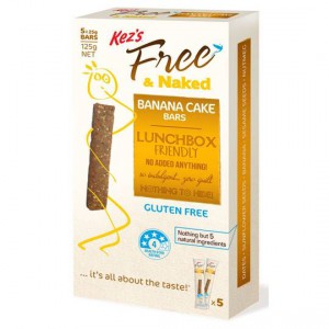Kez's Free & Naked Bar Banana Cake