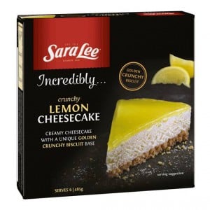 Sara Lee Cheesecake Crunchy Lemon