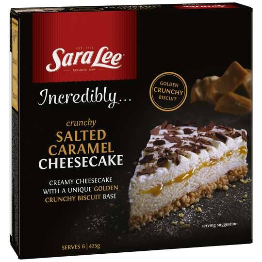 Sara Lee Cheesecake Crunchy Salted Caramel