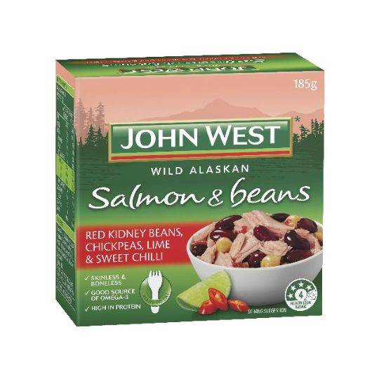 John West Salmon Beans Sweet Chilli & Lime