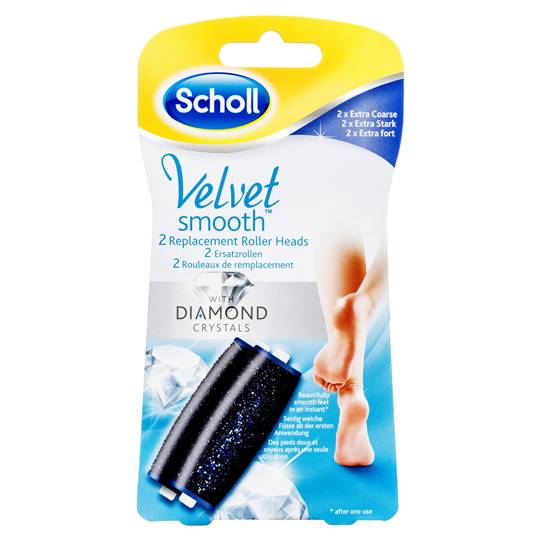 Scholl Velvet Smooth Electronic Foot File Extra Coarse Refill