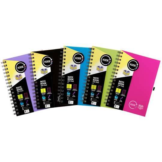Spirax Notebook A5 Assorted Colours