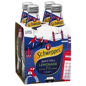 Schweppes Lost In London Lemonade With Citrus & Cucumber