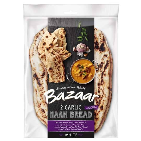 Bazaar Garlic Naan