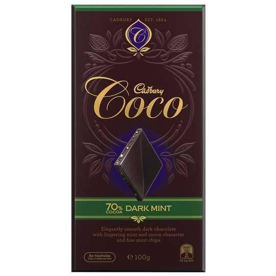 Cadbury Coco Dark Chocolate 70% Dark Mint