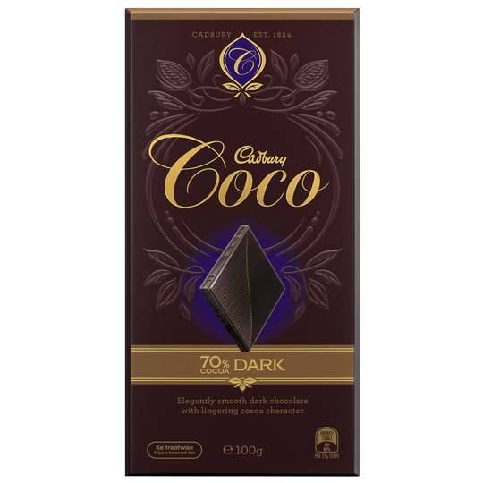 Cadbury Coco Dark Chocolate 70% Dark Cocoa