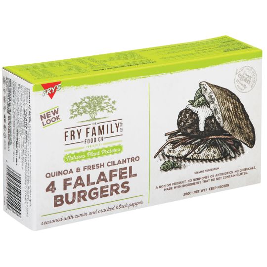 Fry's Falafel Burgers With Quinoa & Fresh Cilantro