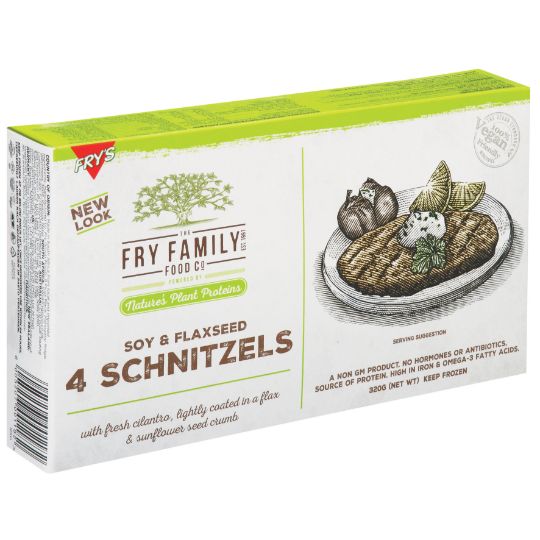 Fry's Schnitzels With Soy & Flaxseed