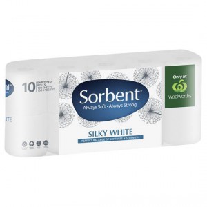 Sorbent Toilet Tissue White