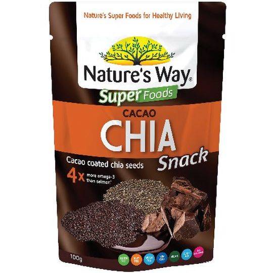 Nature's Way Cacao Coated Chia
