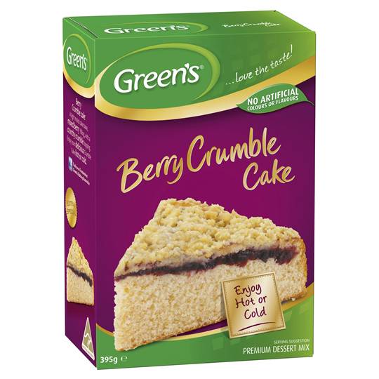 Greens Berry Crumble Cake Mix