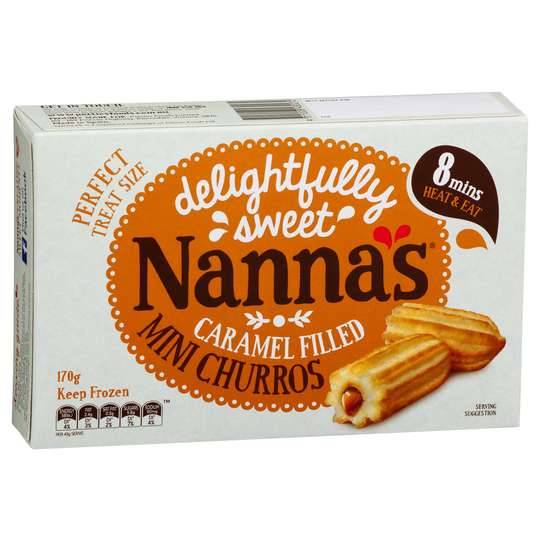 Nannas Mini Salted Caramel Filled Churros