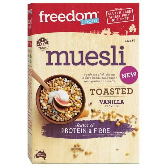 Freedom Foods Toasted Muesli Vanilla