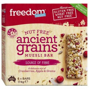 Freedom Foods Ancient Grains Muesli Bar 6pk