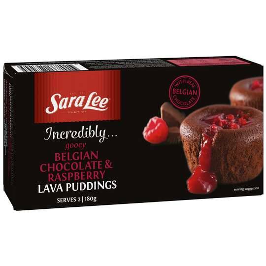 Sara Lee Lava Pudding Belgium Chocolate & Raspberry