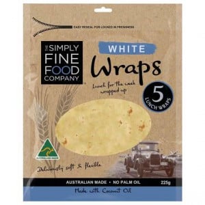 Simply Fine Foods White Wraps