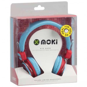 Moki Kids Safe Headphones Blue/red