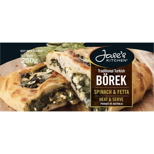 Jase's Kitchen Spinach & Feta Borek