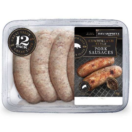 Be Campbell Pork Sausages Cumberland Style