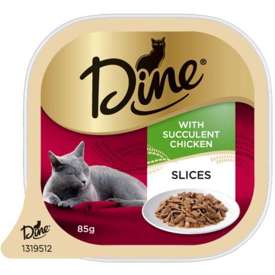 Dine Daily Cat Food Slices With Succulent Chicken